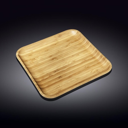 Wilmax WL-771025-A 12 x 12 in. Bamboo Platter, 36PK WL-771025/A